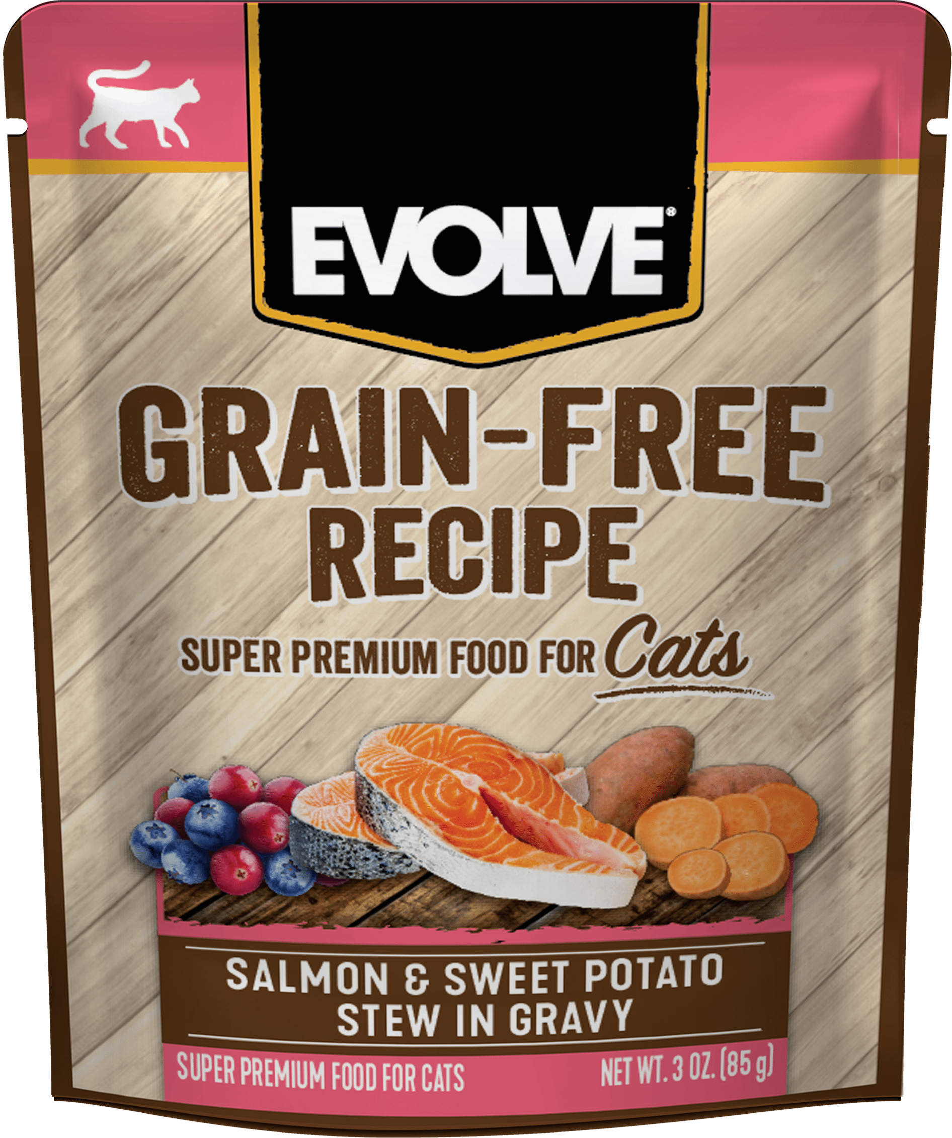 Evolve Grain Free Salmon & Sweet Potato Stew In Gravy